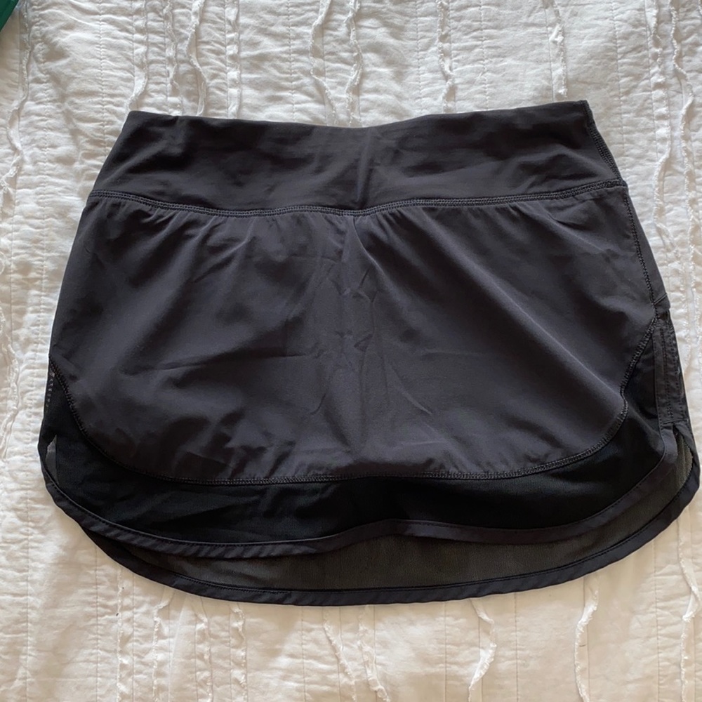 Black Lululemon tennis skirt
